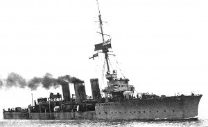 HMS Phaeton, 1913